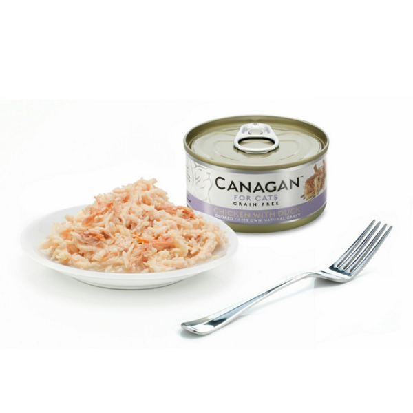 Canagan Grain Free For Cat Chicken with Duck  無穀物雞肉伴鴨肉配方 75g X12